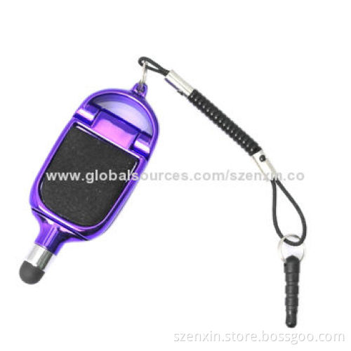 Multifunction Stylus Pen with Stand Holder and Clean Cloth for Smartphone Accessories